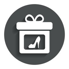 Gift box sign icon Present symbol N71