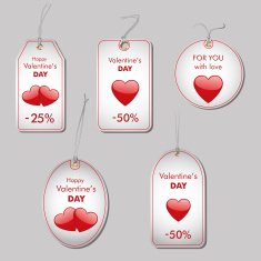 Valentine's sales tags N2