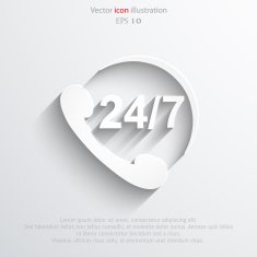 Vector support web icon N15