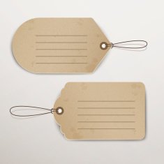 blank brown price tags N9