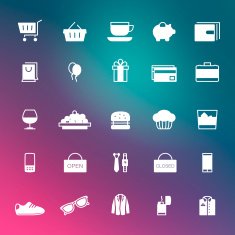 Shopping Icons N281