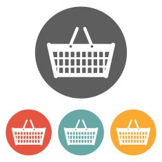 shopping basket icon N101