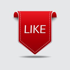 Like Label Icon Set N2
