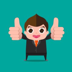 businessman very good cartoon N2