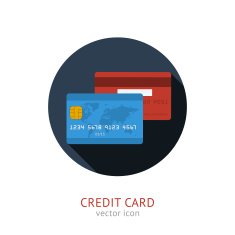 Vector credit card N7