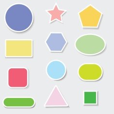 set of paper labels