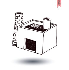 Factory icon vector illustration N4