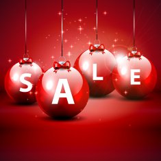 Christmas Sale Red Background N2
