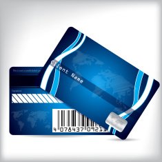 Loyalty card design front and back