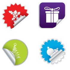 Christmas stickers N6