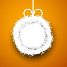 Paper christmas ball N7