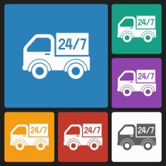 shipping 24 hour icon N3
