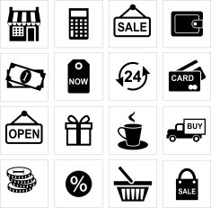 Shopping Icons N283