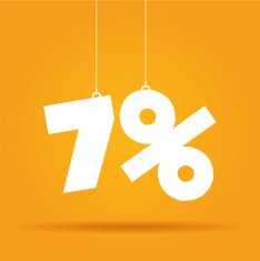 Percentage hanging label N17