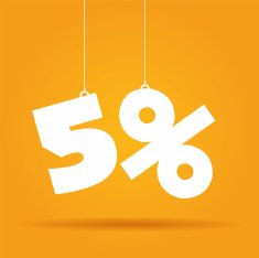 Percentage hanging label N18
