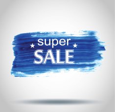 Sale labels brush style Vector N40