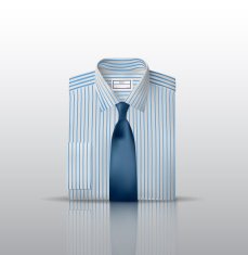 Folded shirt realistic icon N2