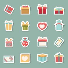 gift box color icons