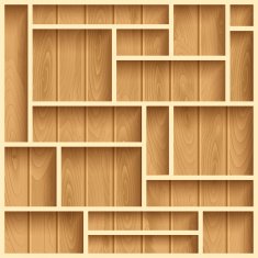 Wooden shelves N2