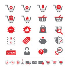 Shopping Icons N289