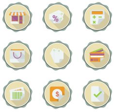Flat icons set 4 N5