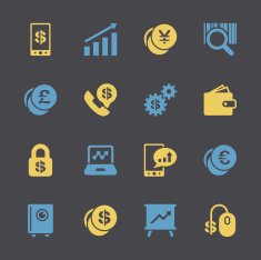 Finance and Trading Icons - Color Series