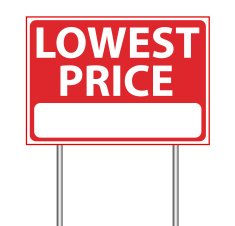 Lowest Price Sign