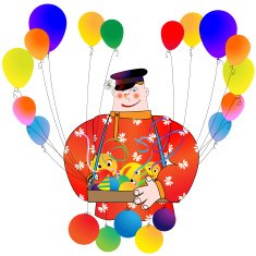 Salesman balloon