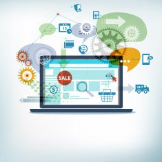 On-line Shopping Concept