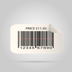 Barcode Sticker Illustration