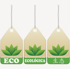 Eco tags signs
