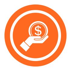 Dollar sign on palm N2