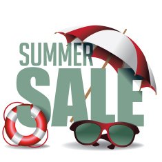 Summer sale marketing header
