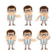 Set of businessman characters N32