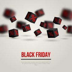 Black Friday sale poster Vector illustration N5