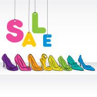 footwear sale banner design vector N2