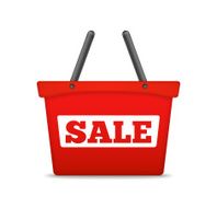 Shopping Basket with Sale Word N2
