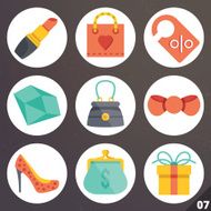 Colorful vector icons for web and mobile applications Set 7