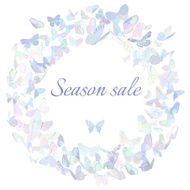 Season sale marketing poster banner promotion flyer