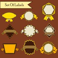 Set of labels N8