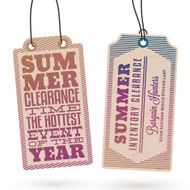 Summer Sales Hang Tags N7
