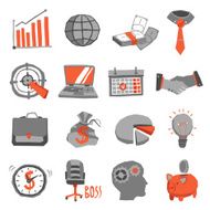 Business icons set N91
