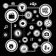 money and financial icon set N3