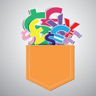 The wallet currency