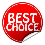 best choice sticker