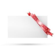 Blank sale tag Vector illustration Background isolated