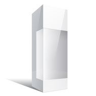 Package Cardboard Box with a handle N12
