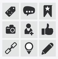 Social media design vector illustration N5