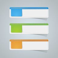 Sticker label paper colorful set N4