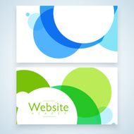 Stylish website header or banner set N2
